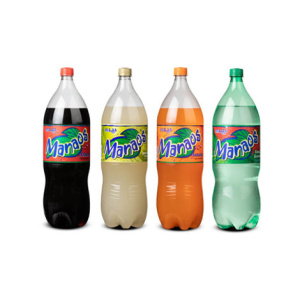 Manaos x 2.25l varios sabores x 6u.